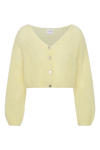 Cornelia Cropped Cardigan- Light Yellow