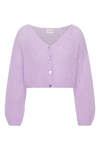Cornelia Cropped Cardigan- Light Purple
