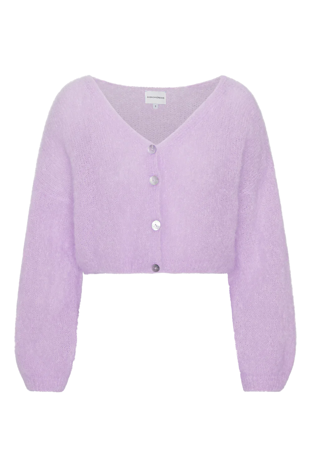 Cornelia Cropped Cardigan- Light Purple – Michelle Farmer