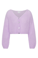 Cornelia Cropped Cardigan- Light Purple
