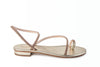 Pogliano Slide Sandals- Amber/Gold