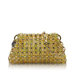 Mirage Crystal Pouch- Gold
