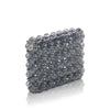 Mirage Mini Crystal Wallet - Silver Blue