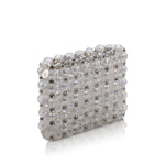 Mirage Mini Crystal Wallet-White