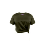 Sophie Silk Tee - Militaire