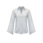 Sophia Shirt with Collar and Bell Sleeve