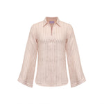 Sophia Shirt with Collar and Bell Sleeve