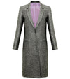 Garbo Midi Coat - Black Shimmer