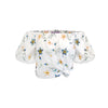 Juliet Blouse - White Multi Embroidery