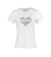 Perfect Heart Tee - Rainbow Glitter