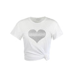 Perfect Heart Tee - Rainbow Glitter