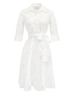 Margorie Long Sleeve Dress - Eyelet