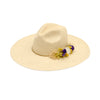 Donna Floral Straw Hat