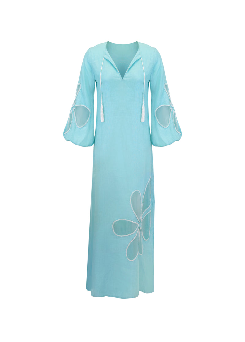 Daisy Long Dress w/ Sleeves (Linen)