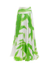 Margot Skirt Maxi - Green/White