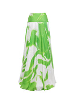 Margot Skirt Maxi - Green/White