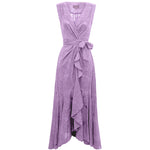 Penelope Sleeveless Dress - Lavender Flower