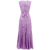 Penelope Sleeveless Dress - Lavender Flower