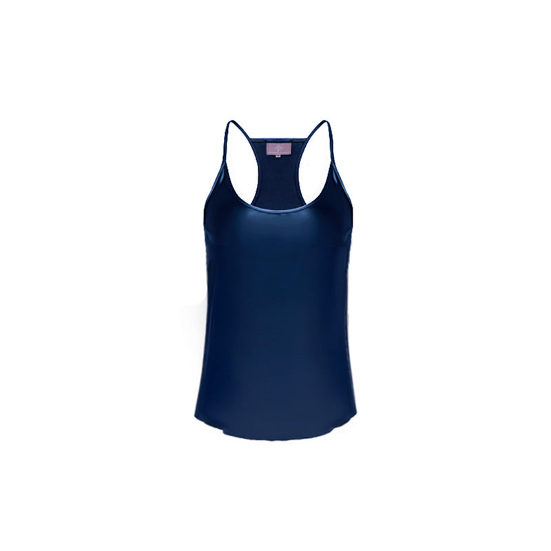 Helenita Top -Silk Charmeuse - Inky