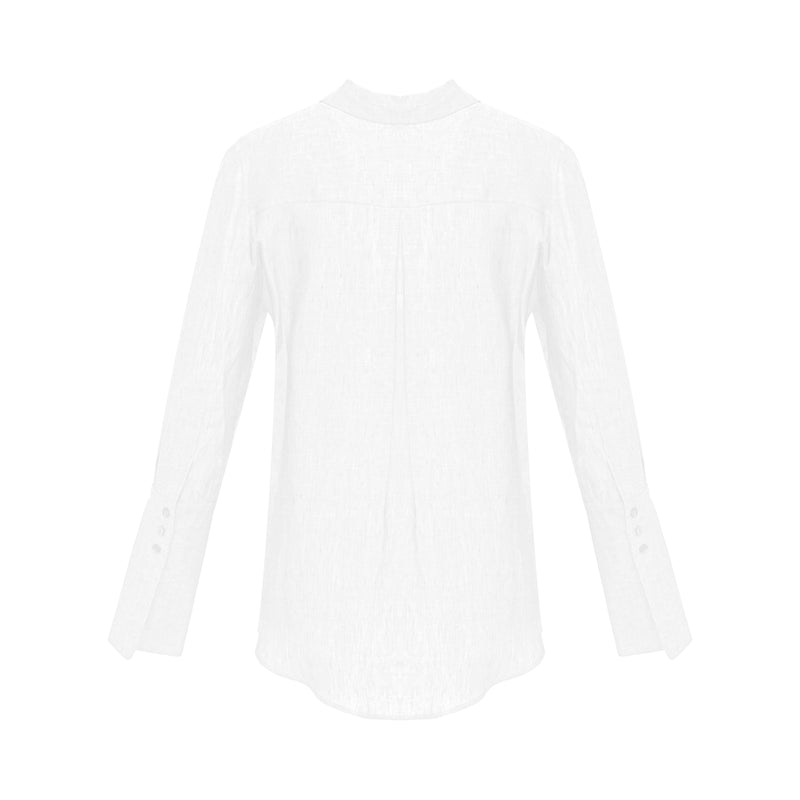 Garcon Shirt - Linen - Optic White