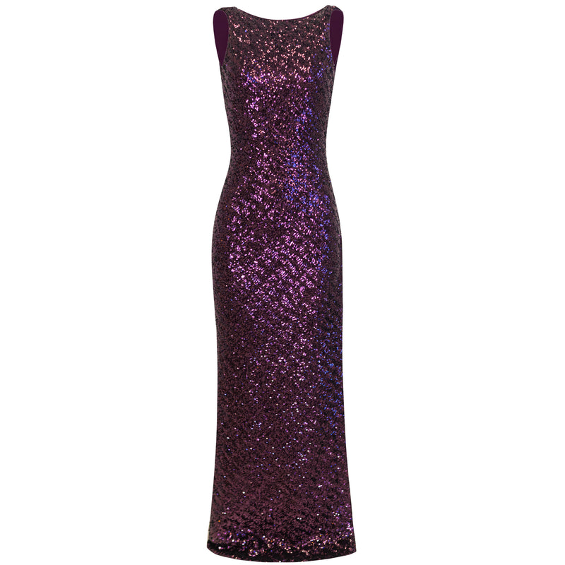 Brandy Maxi Gown- Viola Sequin