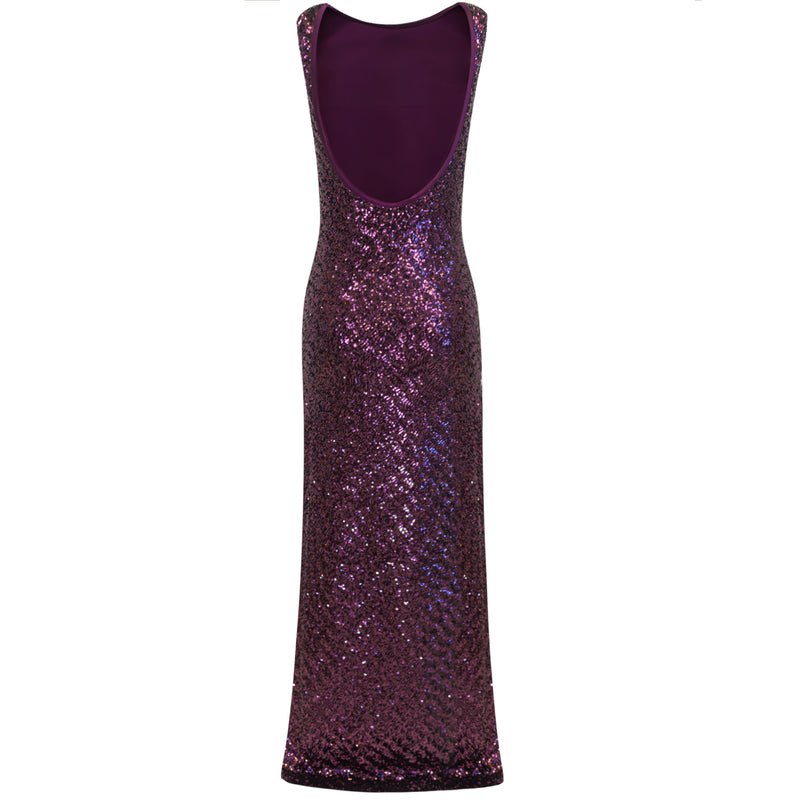 Brandy Maxi Gown- Viola Sequin