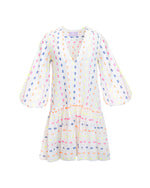 Renee Dress Mini - Neon Dot