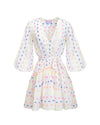 Renee Dress Mini - Neon Dot
