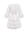 Renee Dress Mini - Neon Dot