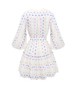 Renee Dress Mini - Neon Dot