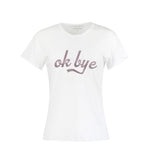 Tee shirt-Ok Bye" - Confetti White