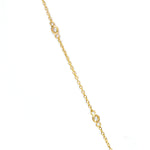 Dragonfly Diamond Rubellite in Yellow Gold Necklace