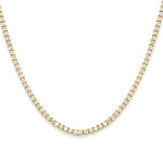 Diamonds in Yellow Gold Necklace