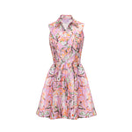 Alice Mini Dress - Pink Floral