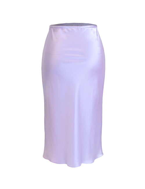 Slip Skirt -30mm Silk Charmeuse-RoseDeFrance