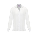 Bevie Button Down Shirt - Perlata White