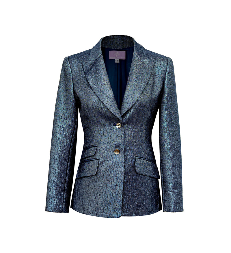 Marlena Blazer - Navy Shimmer