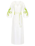 Daisy Long Dress w/ Sleeves (Linen)