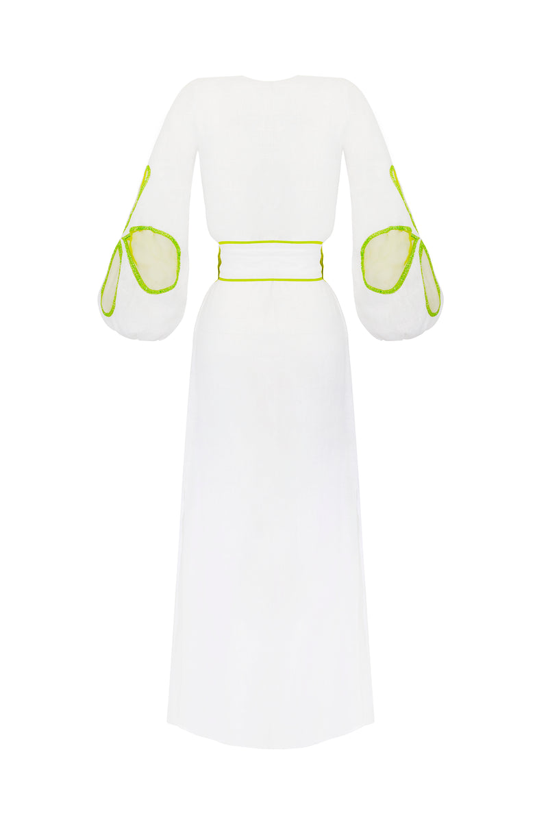 Daisy Long Dress w/ Sleeves (Linen) Daisy Long Dress w/ Sleeves (Linen)