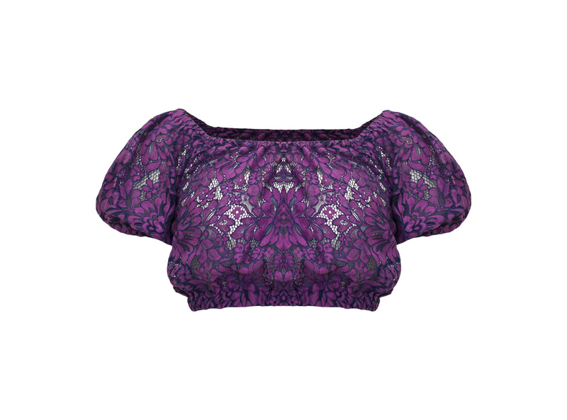 Maribel Top - Dark Purple