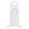 Chiffon Cape - White