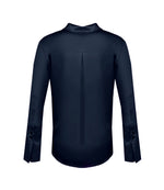 Garcon Shirt -Stretch Silk Charmeuse - Midnight