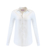 Garcon Shirt - Cotton Stretch Poplin -Optic White