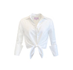 Garcon Shirt - Cotton Stretch Poplin -Optic White