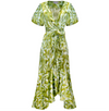 Penelope Maxi Dress - Green Abstract