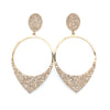 Pave Diamond Drop Earring