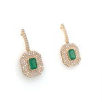 Emerald Drop Earrings