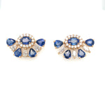 Sapphire and Diamond Earring