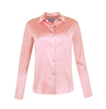 Garcon Shirt - Stretch Silk Charmeuse - Pear Blossom