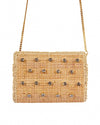 Nature Crystal Clutch- Natural/Crystal